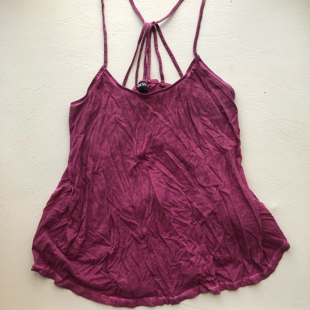 Pink Magenta Strappy Express Tank Top